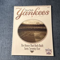 1998 NY Yankees Yearbook