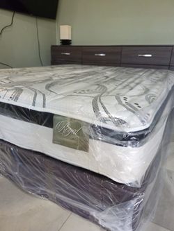 Queen Hybrid Orthopedic Eurotop Mattress 🚚 FREE Same Day Delivery 
