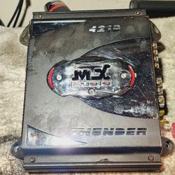 Old School MTX amplifier.  2 Channel Bass Amp.