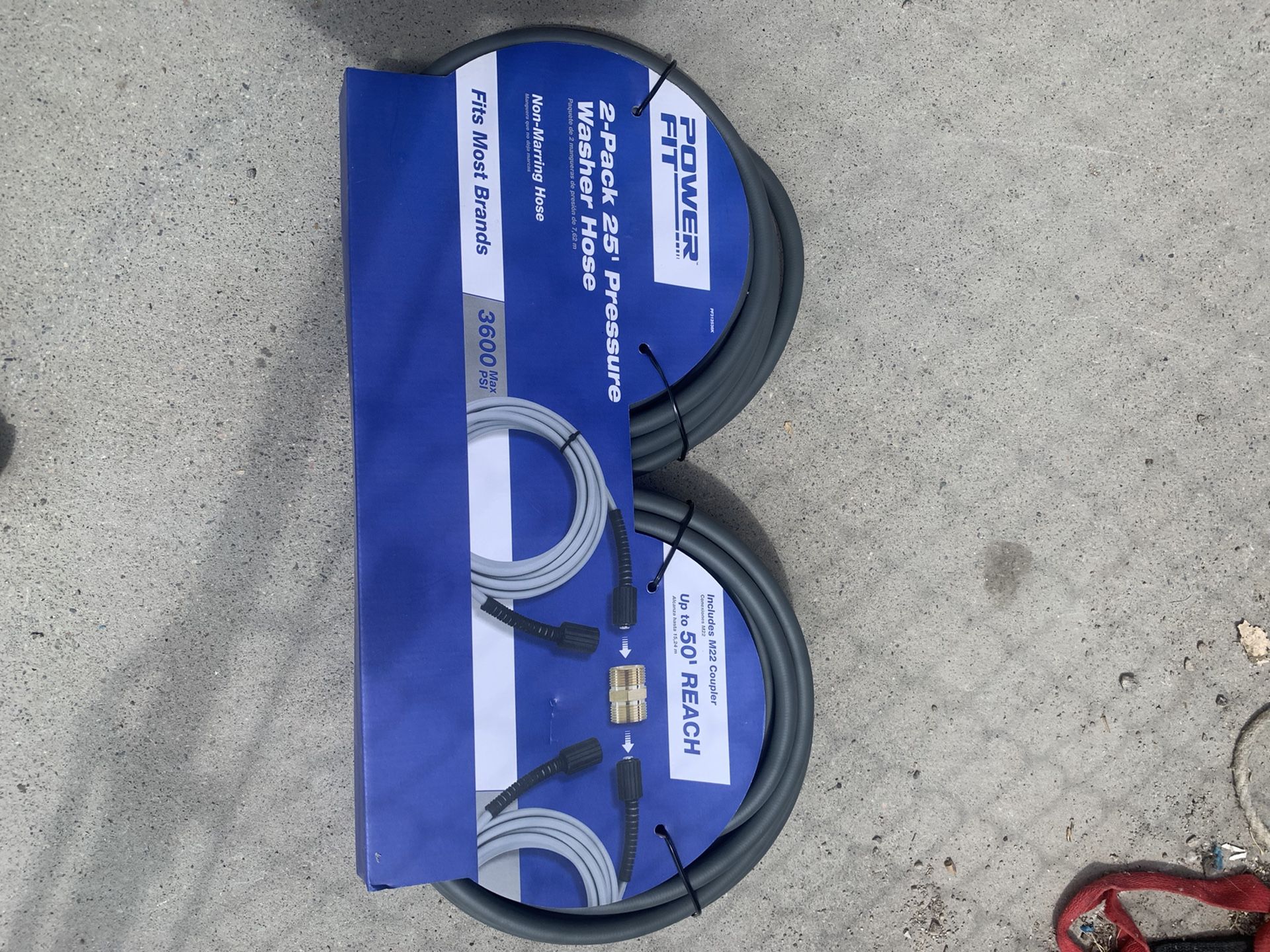 Pressure Washer Hose 50 ft New 3600 psi