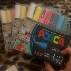 Posca paint markers