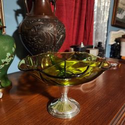 sterling 3 compartment candy dish