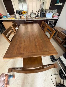 Dining table set with 8 chairs