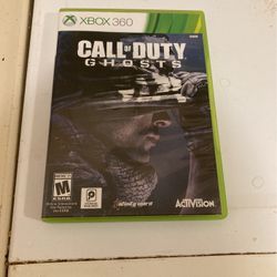 XBOX 360 Call Of Duty Ghosts