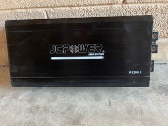 JC POWER 3200.1 class D bass amplifier - $250