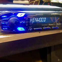 Kenwood Bluetooth Audio USB Auxiliary Car Stereo Head Unit 