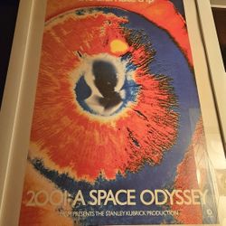 2001 Space Odyssey Framed Poster 20½x14½