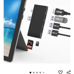 Surface Pro 6/5/4 Usb 3.0 + Adaptador De Corriente Usb C