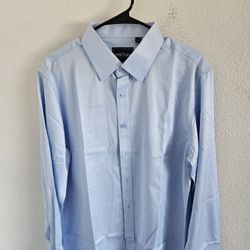 Men's Light Blue Button Up