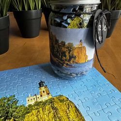 Puzzle 🧩 Jar - Split Rock Lighthouse - Superior View