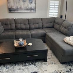 Grey Sectional Couch