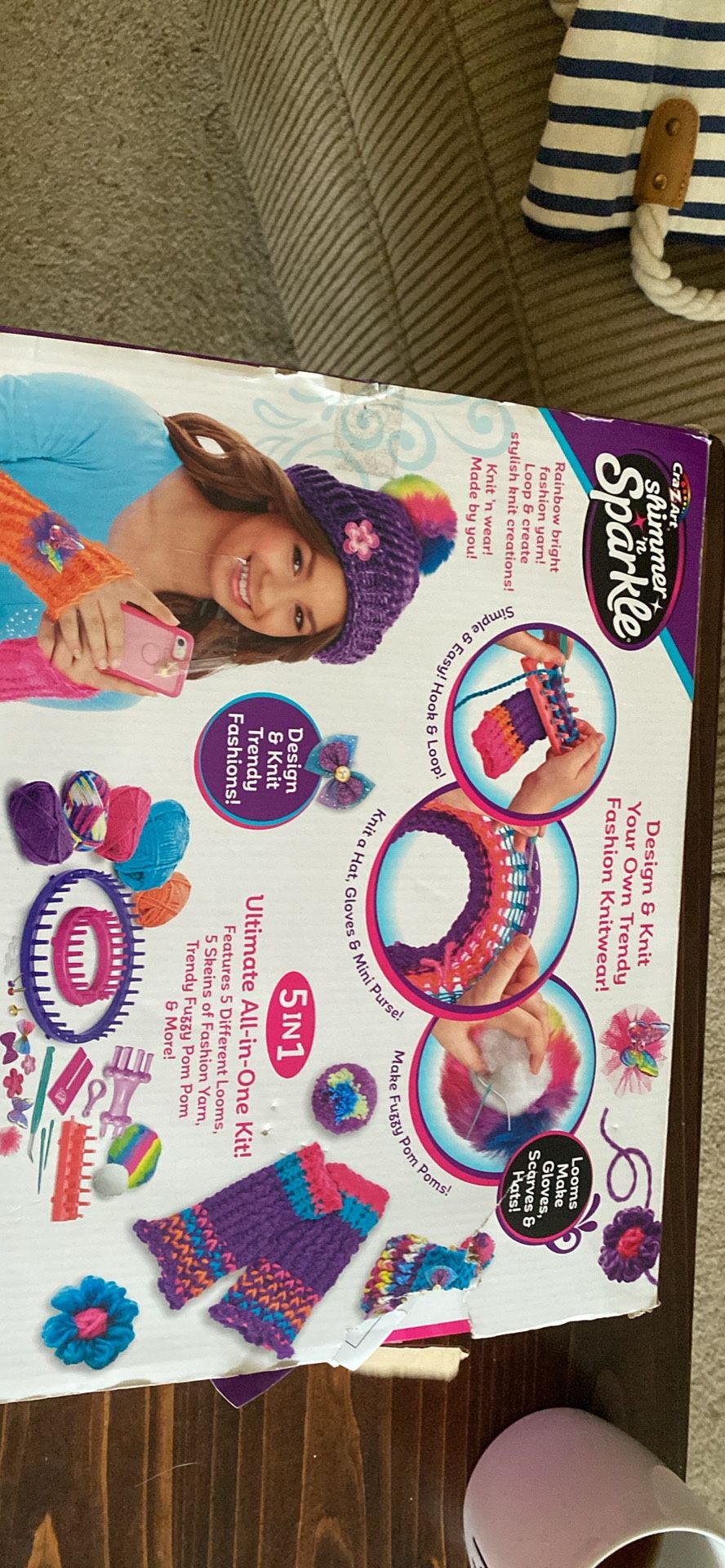 Kids Knitting Kit Wheel