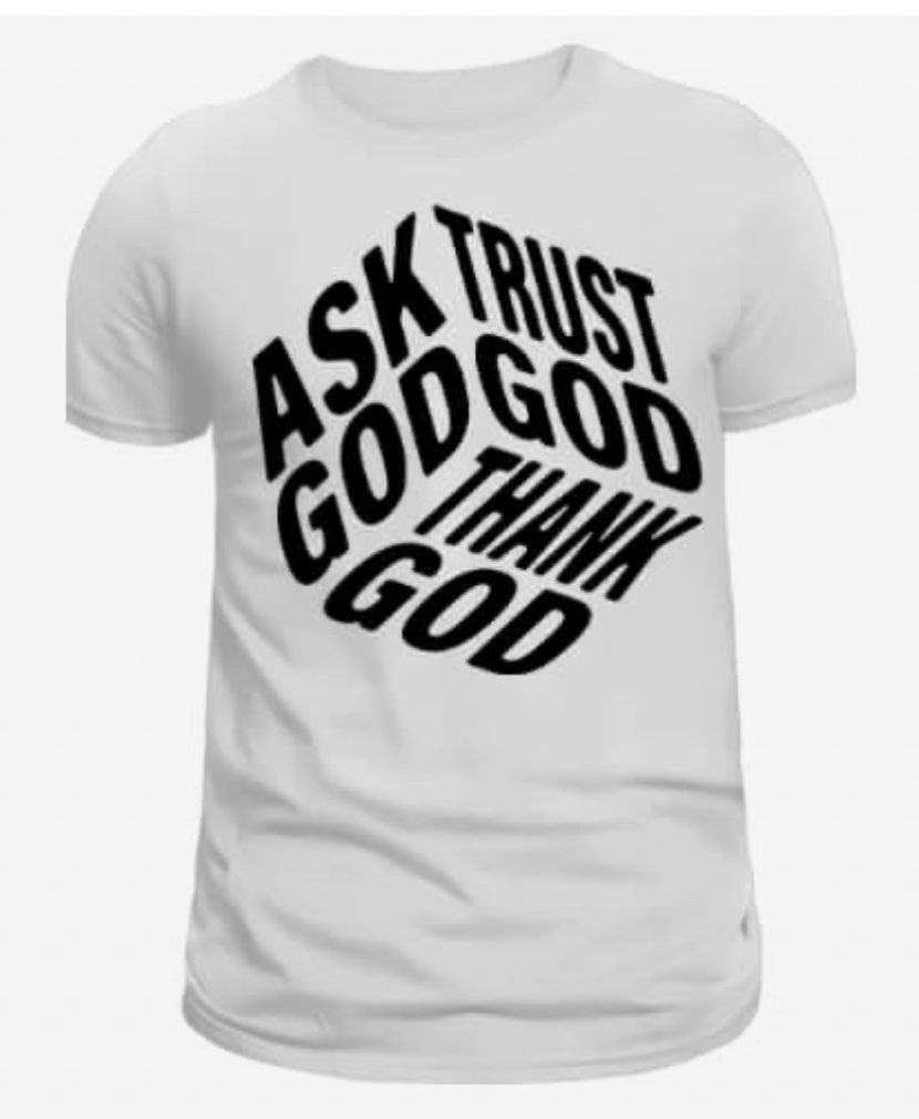 Prayer and worship T-shirts for $20 each