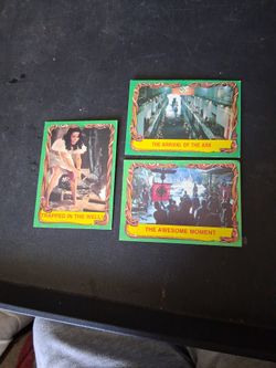 Rare 1981 Raiders Of The Lost Ark Trading Cards