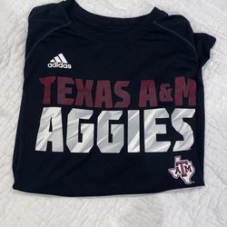 Texas A&M Small Adidas Did Fit Shirt 