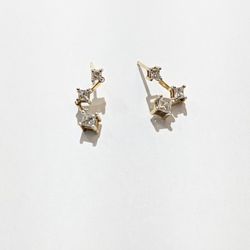 Diamond Dangle Earrings
