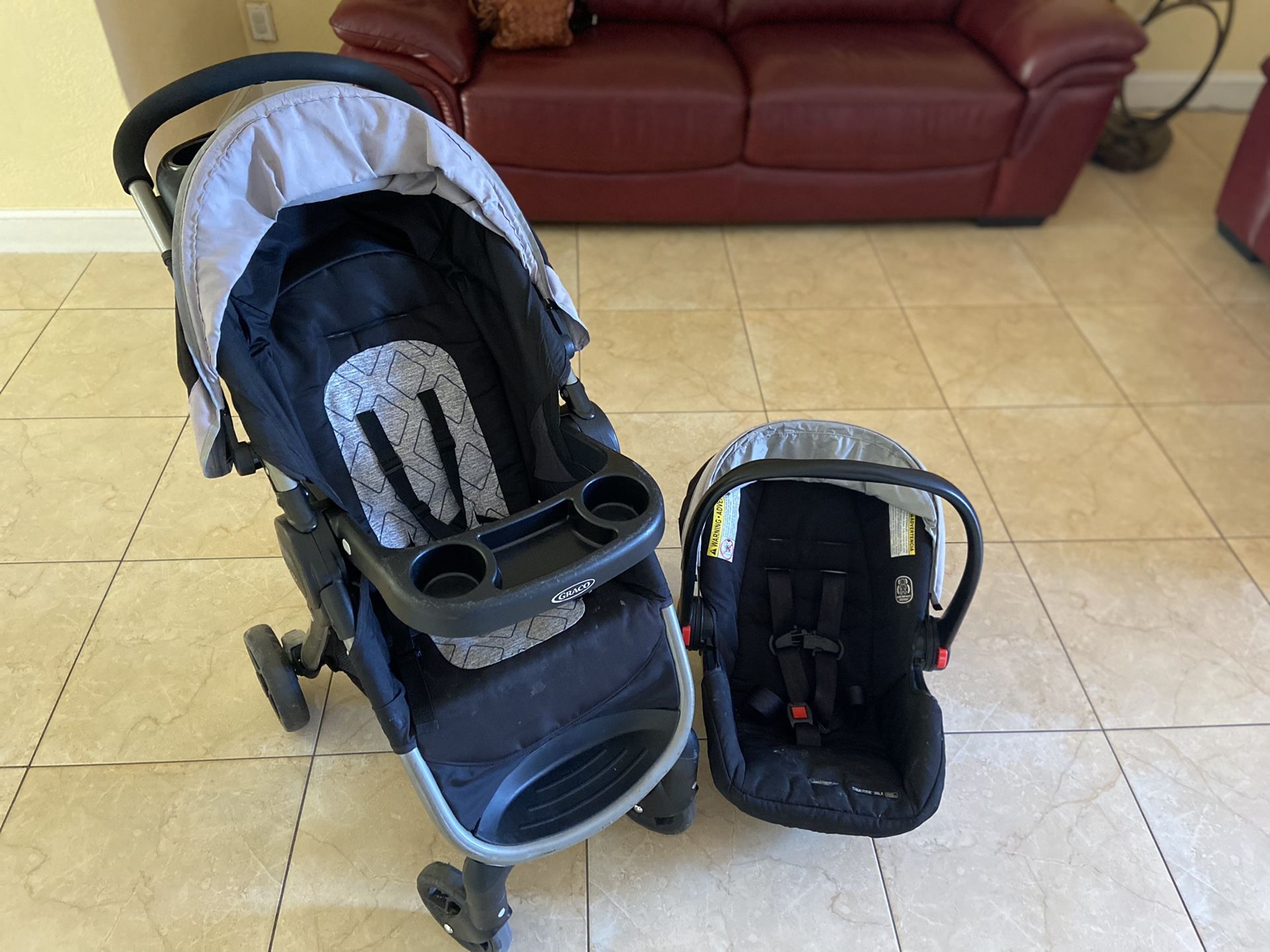 Stroller with Car Seat and base