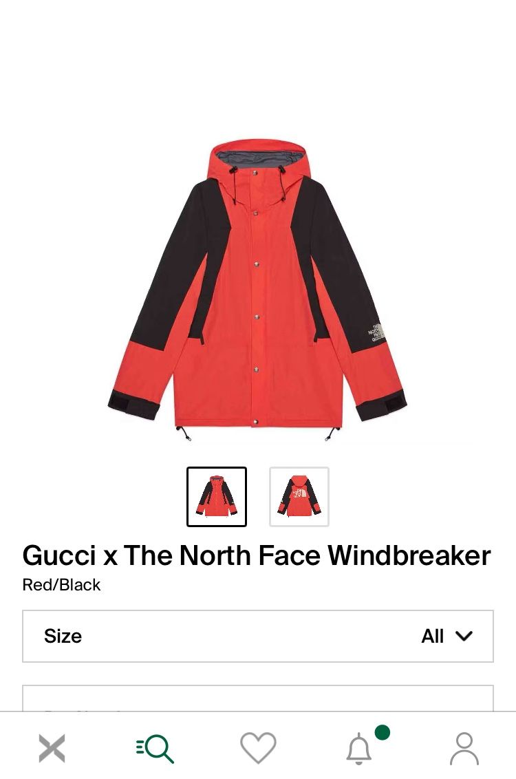 Gucci x The North Face Windbreaker
