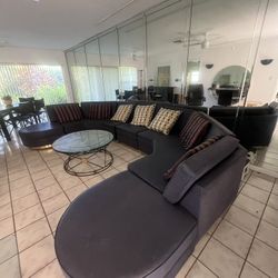 Sectional Couch And Pillows $250