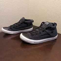 Converse Chuck Taylor All Star Street Mid Shoes Men Size 9 Black 155710F