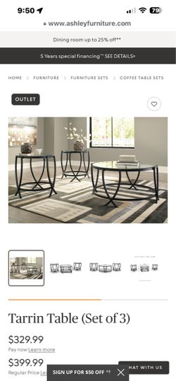 Tarrin Table (Set of 3 )