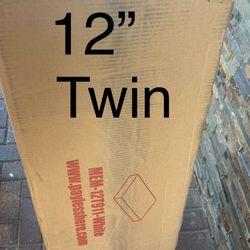12” Twin Memory Foam Mattress 