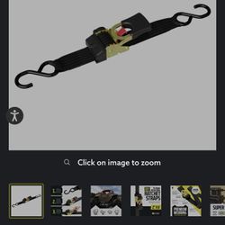 DC CARGO  -  2 INCH X 10 FT RETRACTABLE RATCHET STRAP