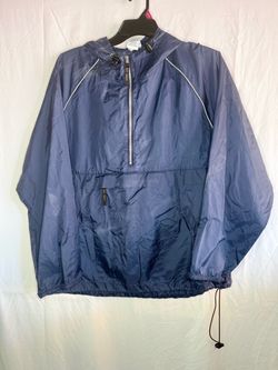 Old Navy Blue Windbreaker Pullover Jacket