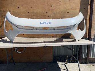 2023-2026 Front Bumper Cover Kia Niro white color. OEM