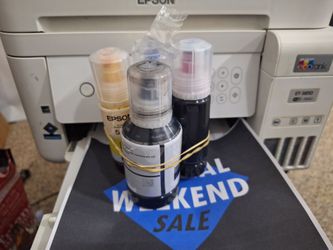 PRINTER EPSON ET-3850-LOTS OF INK AND PAPER