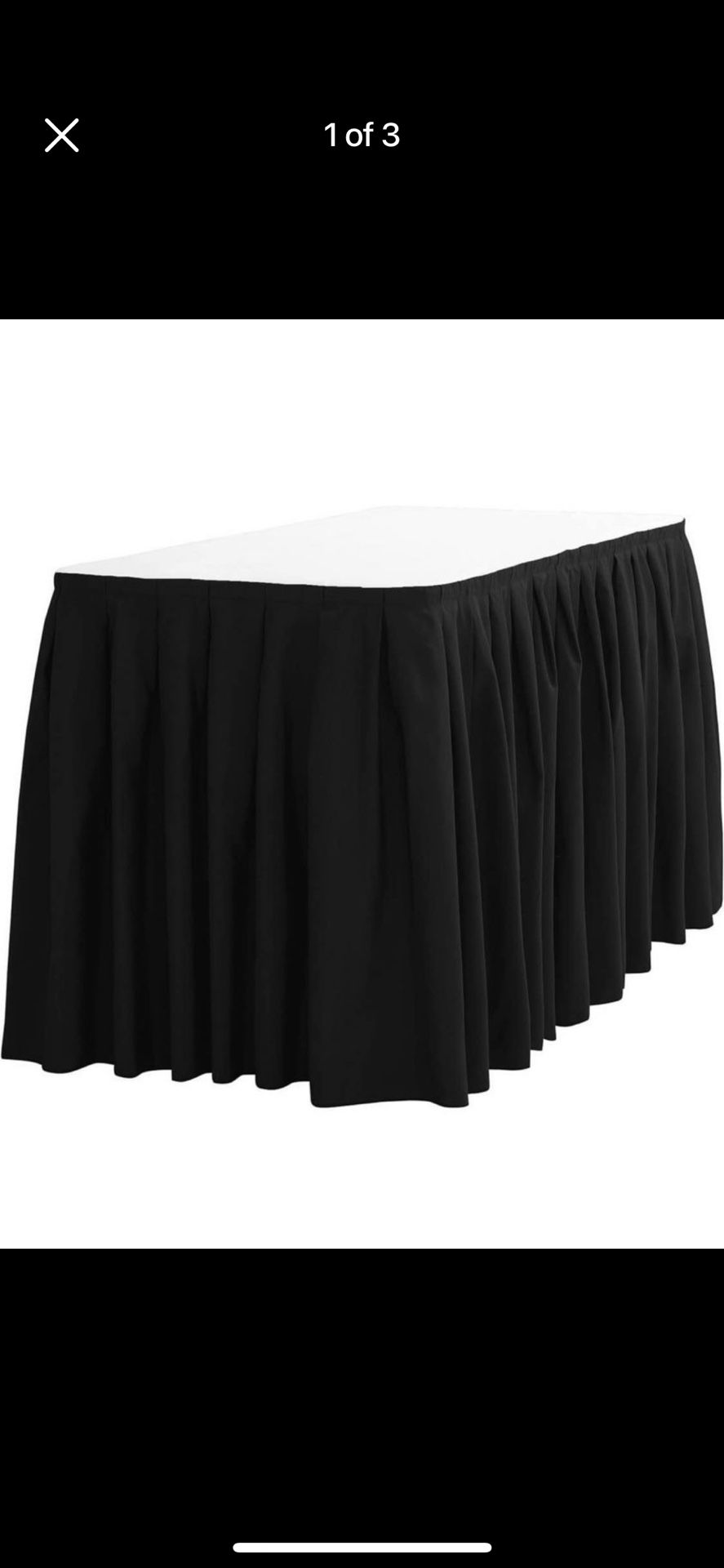 21” Table Skirt