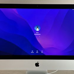 iMac Retina 4k 21.5" 2015 3.1GHz i5 8GB RAM 256 SSD Apple A1418 Keyboard Mouse