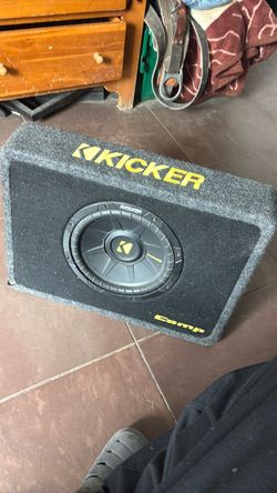 10" single kicker box subwoofer