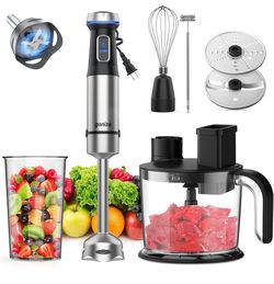 Ganiza Immersion Blender 5 in 1 Hand Blender Max 1000W Heavy Duty Motor