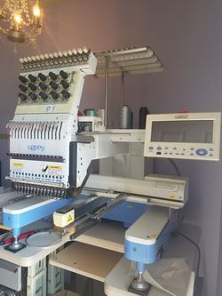 Happy embroidery machine