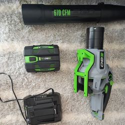 56volt Brushless EGO 670CFM Leaf Blower With Battery And Charger