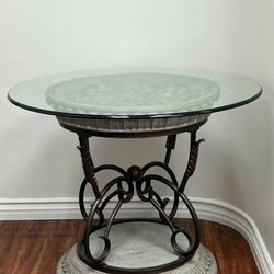 Gorgeous Glass Table, Heavy High Quality