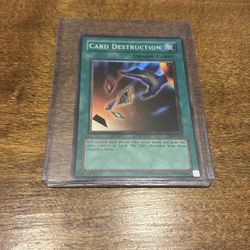 1996 Yugioh Card Destruction Holo RARE SDY-042