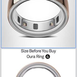 Aura Ring Gen 4 Rose Gold  $340 Obo 
