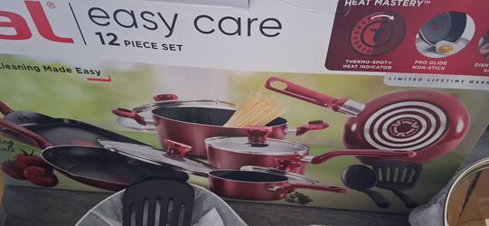 T-fal Easy Care 12-Piece Nonstick Cookware Set