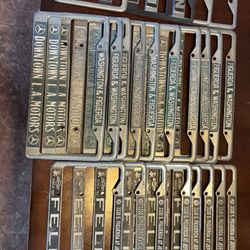 Vintage License Frames