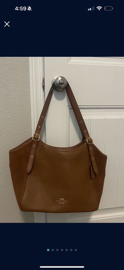 Coach Brown Medium Size Purse And Wallet Set 