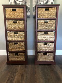 5 Drawer Wood Organizer Qty 4 $65 Ea