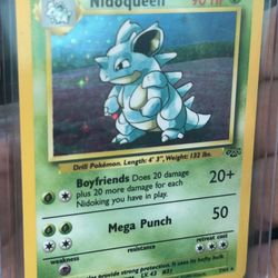 Pokémon TCG Nidoqueen Jungle 7/64 Holo Unlimited Holo Rare Near Mint