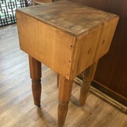 Antique Butcher Block 