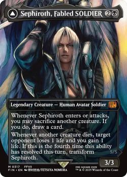SEPHIROTH FABLED SPLDIER FOIL l MTG FINAL FANTASY
