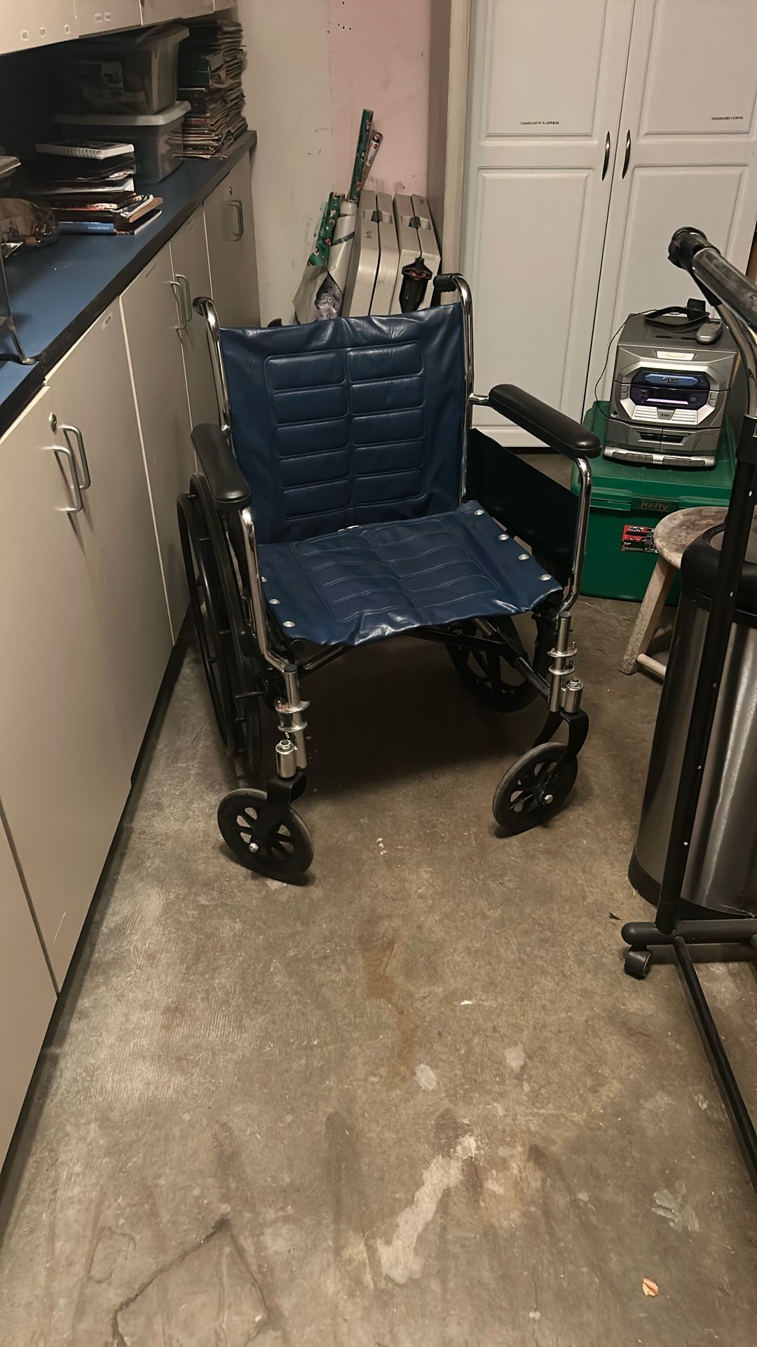 Wheelchair Blue