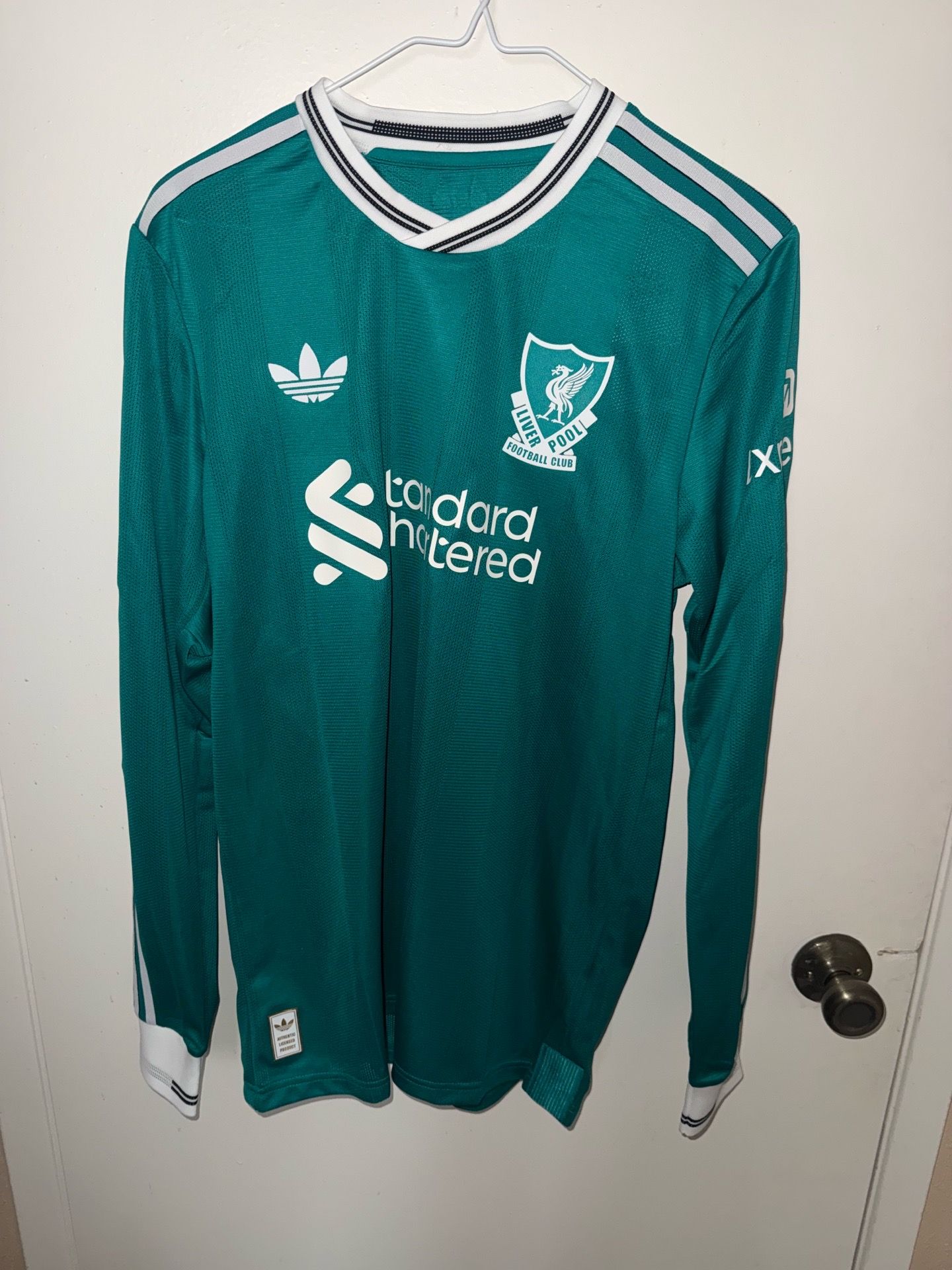 ADIDAS LIVERPOOL FC 25/26 LONG SLEEVE THIRD AUTHENTIC SOCCER JERSEY