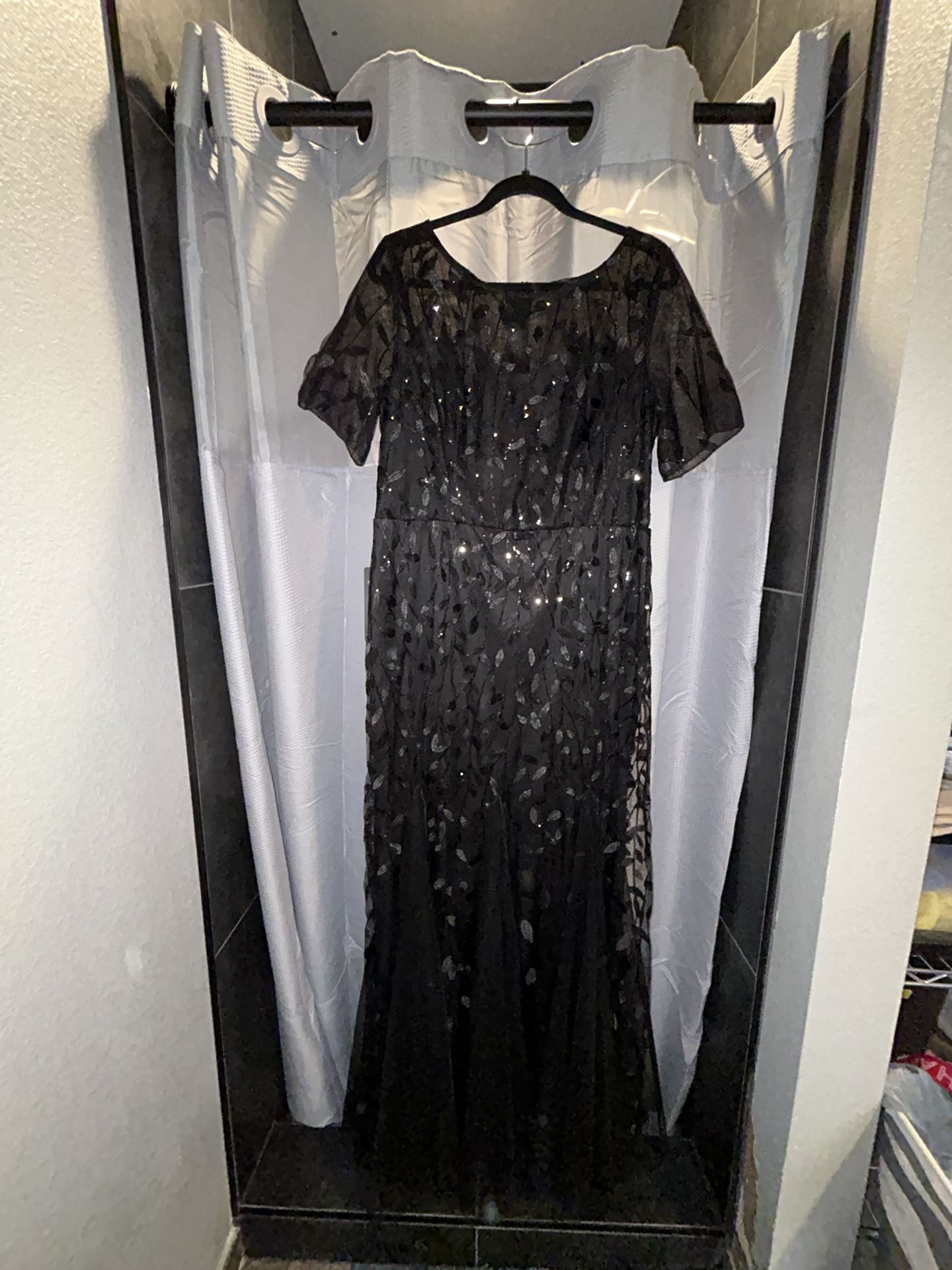 Formal Sparkly Black Dress