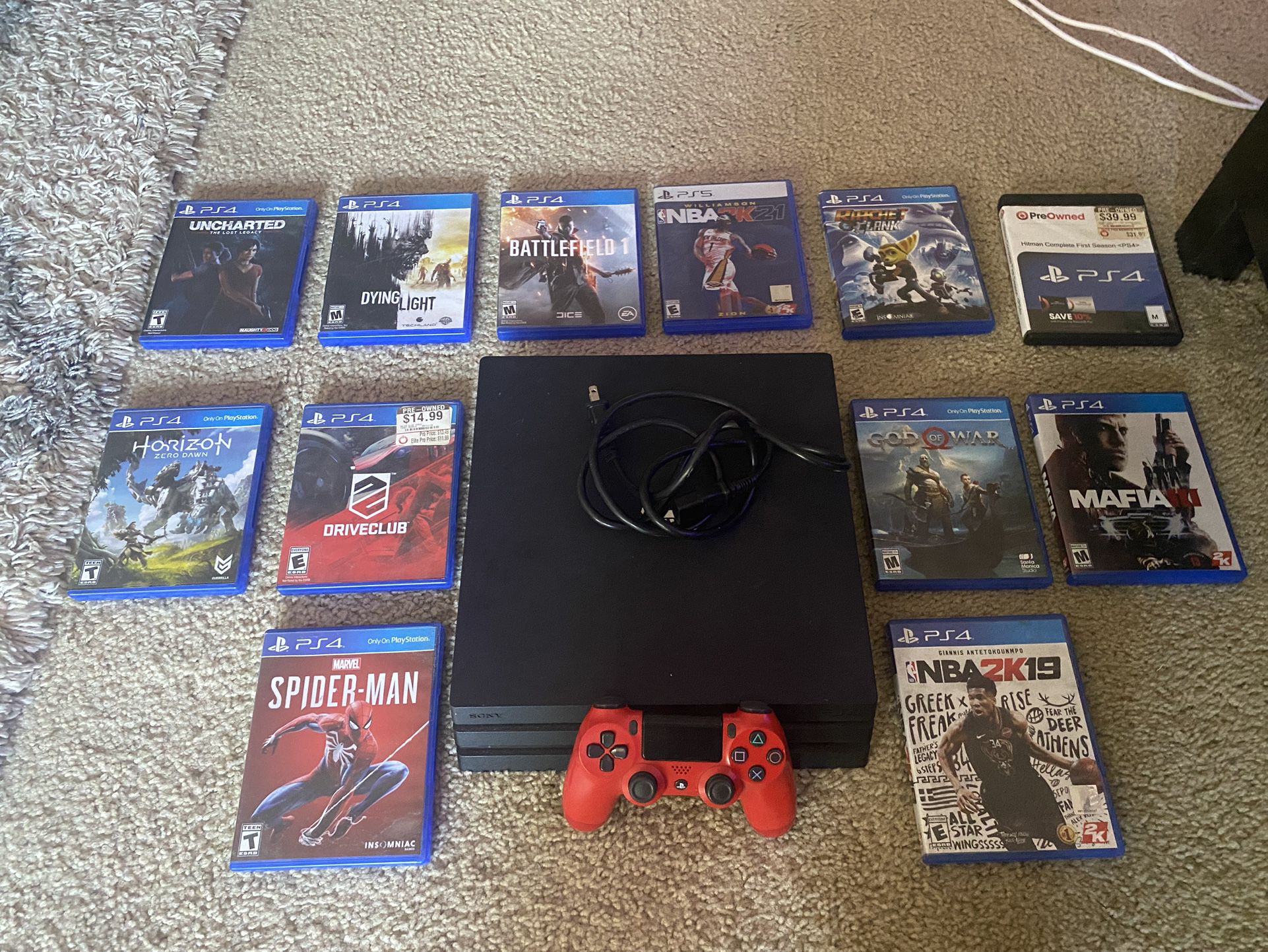 Sony Playstation Ps4 Pro 1tb Console Bundle With Games And Good Controllers  for Sale in Queens, NY - OfferUp